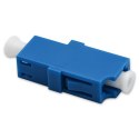 Qoltec Adapter światłowodowy LC/UPC | Simplex | Singlemode