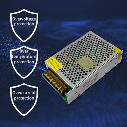 Qoltec Zasilacz impulsowy LED IP20 | 100W | 12V | 8.3A | aluminium