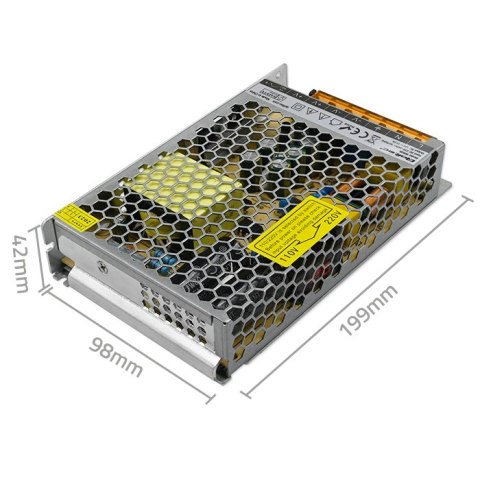 Qoltec Zasilacz impulsowy do LED | 150W | 12V | 12.5A | aluminium