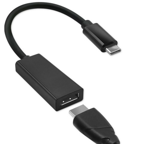 Qoltec Adapter przejściówka USB-C 3.1 | Displayport | 4K | MHL