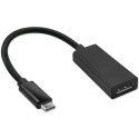 Qoltec Adapter przejściówka USB-C 3.1 | Displayport | 4K | MHL