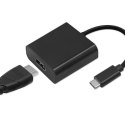 Qoltec Adapter przejściówka USB-C 3.1 | HDMI | 4K | MHL