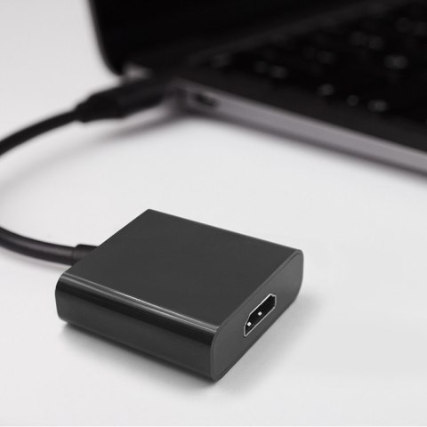 Qoltec Adapter przejściówka USB-C 3.1 | HDMI | 4K | MHL