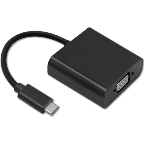 Qoltec Adapter przejściówka USB-C 3.1 | VGA | Full HD 1080P | MHL