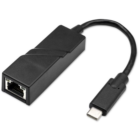Qoltec Adapter sieciowy przejściówka USB-C 3.1 | RJ-45 | Ethernet | 1000Mb/s