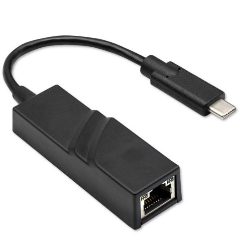 Qoltec Adapter sieciowy przejściówka USB-C 3.1 | RJ-45 | Ethernet | 1000Mb/s