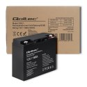 Qoltec Akumulator AGM | 12V | 18Ah | Bezobsługowy | Wydajny | LongLife | do UPS, skutera