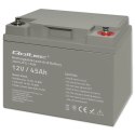 Qoltec Akumulator AGM | 12V | 45Ah | Bezobsługowy | Mocny | LongLife | do UPS, kampera, łodzi, pieca