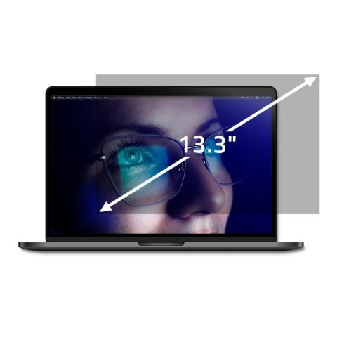 Qoltec Filtr prywatyzujący RODO 13.3" | 16:9 | Ochrona wzroku | Panoramiczny