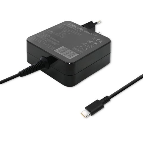 Qoltec Ładowarka sieciowa 90W | 20.3V | 4.5A | USB typ C | Laptop | Smartfon