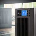 Qoltec Zasilacz awaryjny UPS On-line | Pure Sine Wave | 3kVA | 2.4kW | LCD | USB