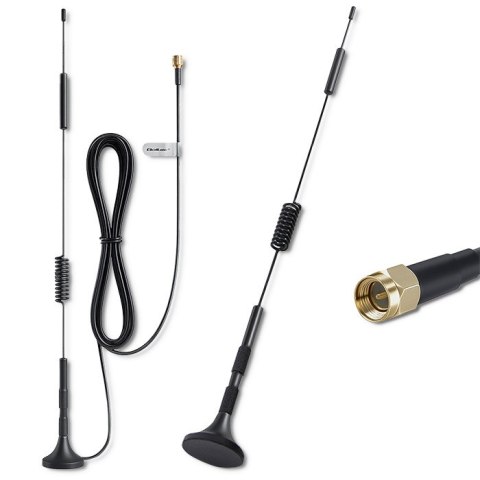 Qoltec Antena 4G LTE dookólna DUAL | 7dBi | Wewnętrzno-zewnętrzna