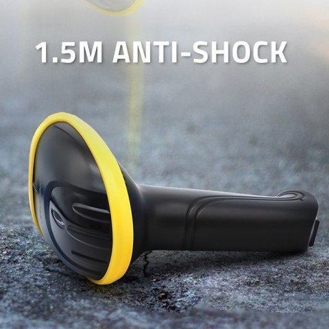 Qoltec Bezprzewodowy skaner czytnik kodów kreskowych 1D | | EAN | USB | 2.4G