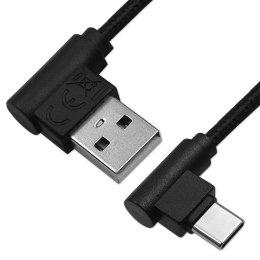 Qoltec Kabel USB typ C męski | USB 2.0 A męski | 1m