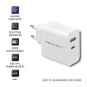 Qoltec Ładowarka sieciowa 45W | 5-20V | 2.4-3A | USB typ C PD | USB 3.0 | Biała