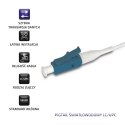 Qoltec Pigtail światłowodowy LC/UPC | Singlemode | 9/125 | G657A2 | 2m