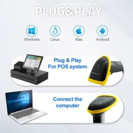 Qoltec Skaner czytnik kodów kreskowych 1D | EAN | USB