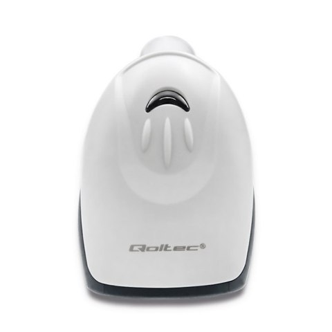 Qoltec Skaner czytnik kodów kreskowych 1D | matryca CCD | USB | Biały