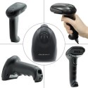 Qoltec Skaner czytnik kodów kreskowych 1D | matryca CCD | USB | Czarny