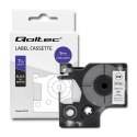 Qoltec Taśma do DYMO D1 40913 | 9mm x 7m | Biała/ Czarny nadruk