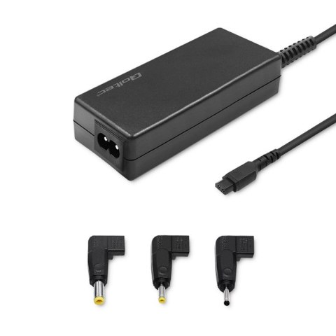 Qoltec Zasilacz specjalizowany do Asus 65W | SmartPlug | 3 wtyczki | +kabel zasilający