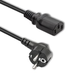 Qoltec Kabel zasilający IEC C13/SCHUKO | 3x0.75mm² | 1.5m