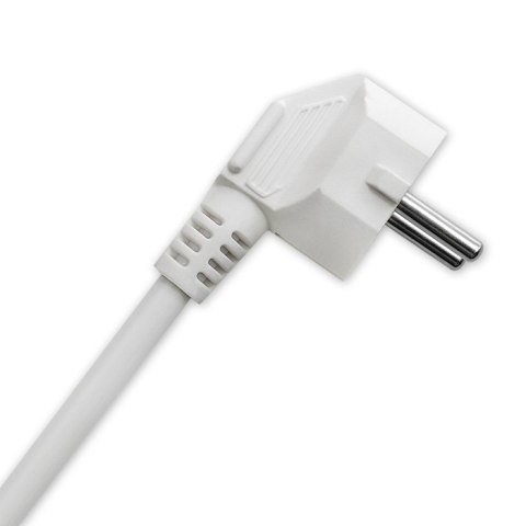 Qoltec Listwa zasilająca | 6 gniazd | 1.8m | Biała