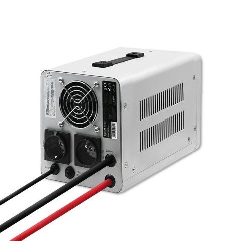 Qoltec Zasilacz awaryjny UPS 1000VA/700 | Przetwornica 12/230V z AVR | Sinus