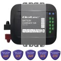 Qoltec Inteligentna ładowarka Monolith do akumulatorów LiFePO4 AGM GEL SLA | 10A | 12V