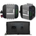 Qoltec Inteligentna ładowarka Monolith do akumulatorów LiFePO4 AGM GEL SLA | 10A | 12V