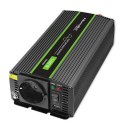 Qoltec Przetwornica napięcia Monolith | 600W | 1200W | 12V na 230V | Czysty Sinus