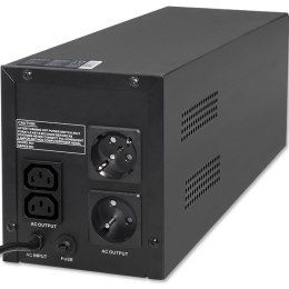 Qoltec Zasilacz awaryjny UPS Line Interactive | Monolith | 1500VA | 900W