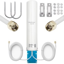 Qoltec Antena 4G LTE DUAL | 12dBi | dookólna | zewnętrzna