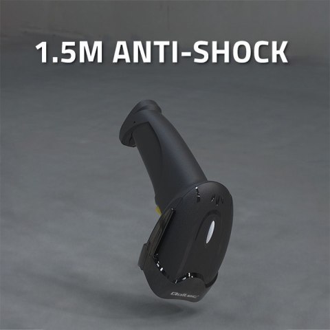 Qoltec Bezprzewodowy skaner czytnik kodów kreskowych i QR | 1D 2D | USB | 2.4G