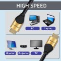 Qoltec Kabel HDMI v2.1 Ultra high speed 8K | 60Hz | 28AWG | GOLD | 2m