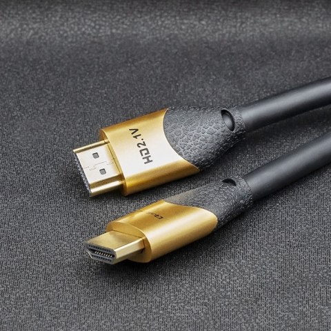 Qoltec Kabel HDMI v2.1 Ultra high speed 8K | 60Hz | 28AWG | GOLD | 2m