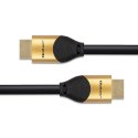 Qoltec Kabel HDMI v2.1 Ultra high speed 8K | 60Hz | 30AWG | GOLD | 1m