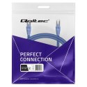 Qoltec Kabel Patchcord FTP | CAT6 | 2 x RJ-45 | 2m | High speed | Gold | Ekranowany
