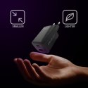Qoltec Ładowarka sieciowa 65W GaN ULTRA | 5-20V | 2.25-3.25A | 1 x USB typ C PD | 1 x USB QC 3.0 | Laptop | Smartfon | Czarna