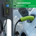 Qoltec Mobilna ładowarka do samochodu elektrycznego EV z regulacją 2w1 Typ2 | 3.5kW | 230V | LCD | Przenośna | Wallbox| 5m