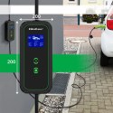 Qoltec Mobilna ładowarka do samochodu elektrycznego EV z regulacją 2w1 Typ2 | 7kW | 230V | LCD | Przenośna | Wallbox | 5m