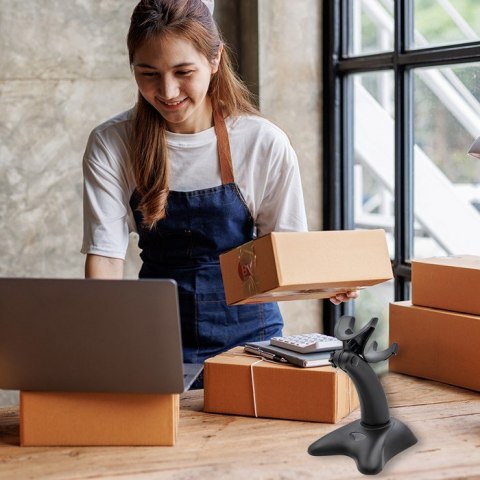 Qoltec Stojak do czytników kodów kreskowych