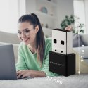 Qoltec Ultraszybki bezprzewodowy Mini Adapter USB Wi-Fi | standard AC | 650Mbps