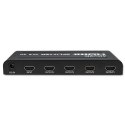 Qoltec Aktywny rozdzielacz Splitter 4 x HDMI 4K x 2K | 3.4Gb/s | High stability