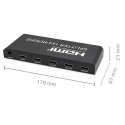 Qoltec Aktywny rozdzielacz Splitter 4 x HDMI 4K x 2K | 6Gb/s | 60Hz | High stability