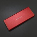 Qoltec Aluminiowa Obudowa | Kieszeń na dysk M.2 SSD | SATA | NGFF | USB 3.0 | Super speed 5Gb/s | 2TB | Czerwony