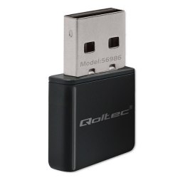 Qoltec Bezprzewodowy Ultra szybki mini adapter NANO WiFi | Standard N | USB 2.0 | 300Mbps