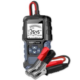 Qoltec Cyfrowy tester akumulatora z wyświetlaczem LCD | 12V | 24V | 3Ah-250Ah