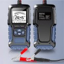Qoltec Cyfrowy tester akumulatora z wyświetlaczem LCD | 12V | 24V | 3Ah-250Ah