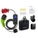 Qoltec Mobilna ładowarka do samochodu elektrycznego EV z regulacją 2w1 Typ2 | 7kW | 230V | Wi-fi| LCD | Przenośna | Wallbox | 5m
